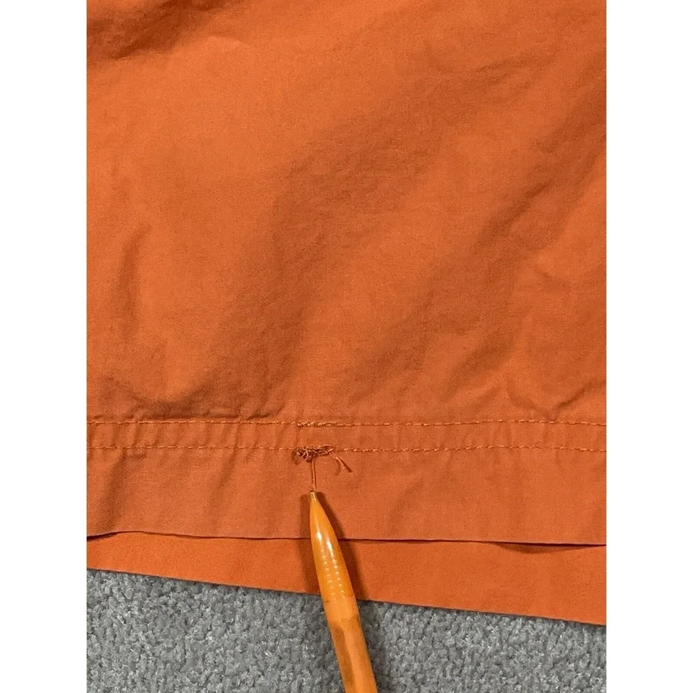 Polo Sport Ralph Lauren Men Orange Cotton Swim Trunks Board Shorts L Vintage